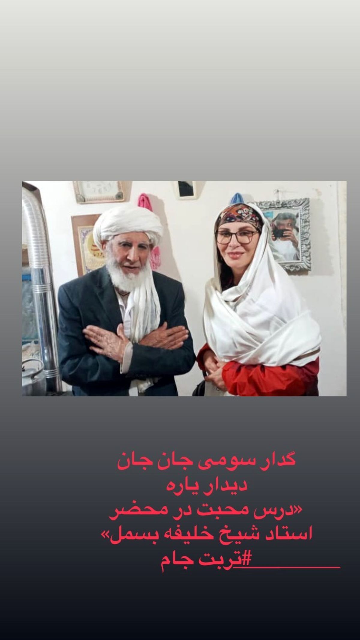 استاد کهنسال افسانه بایگان + عکس