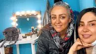 شیدا یوسفی در اتاق گریم‌ کار جدیدش + عکس
