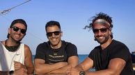سیروان خسروی در کنار دوستانش + عکس