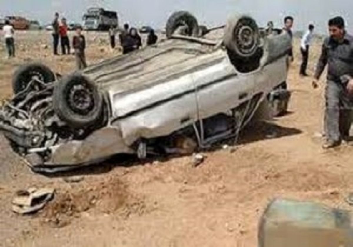 سه کشته و مجروح در واژگونی خودرو