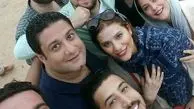 سلفی دوستانه جمعی از بازیگران + عکس