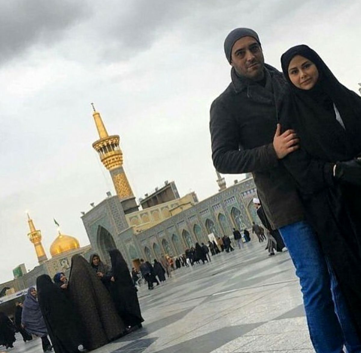 عکس پسر و عروس داریوش ارجمند