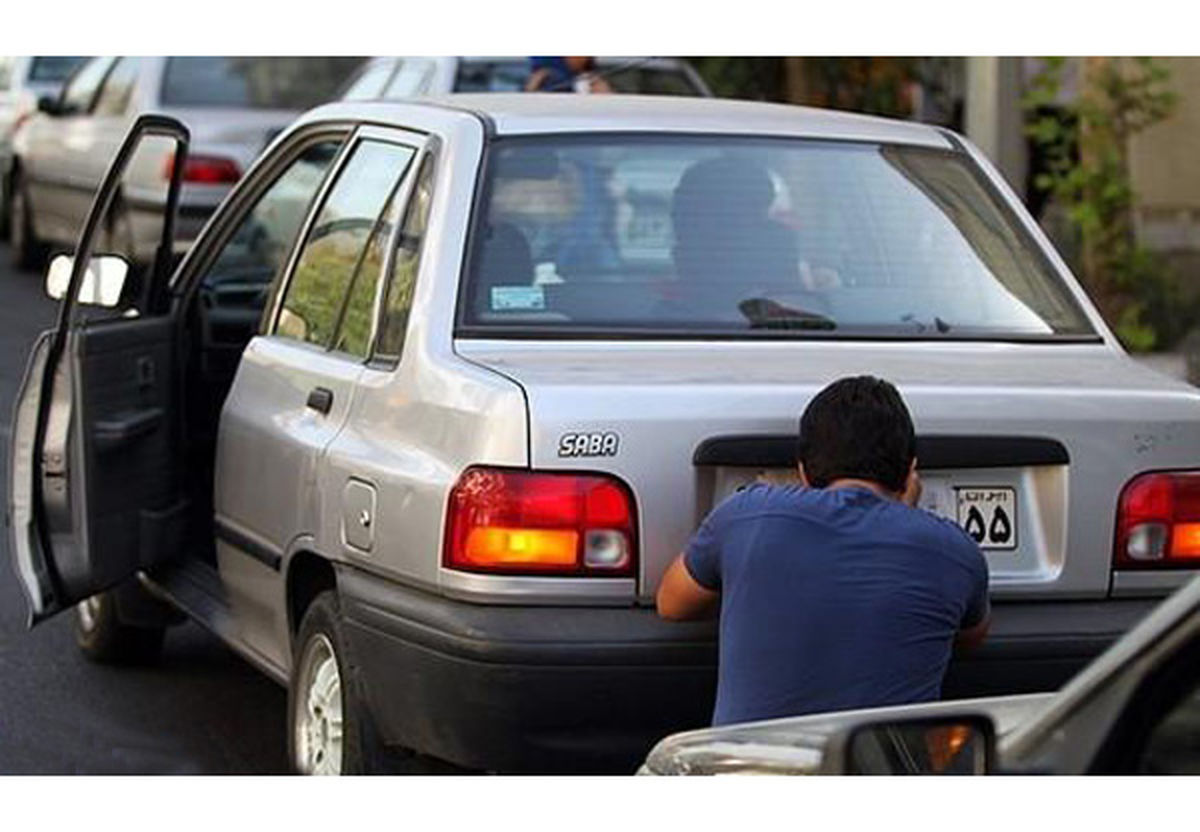  برخورد شدید با مخدوش کردن پلاک خودرو
