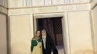 مژده لواسانی و دوستش در اماکن‌ تاریخی + عکس