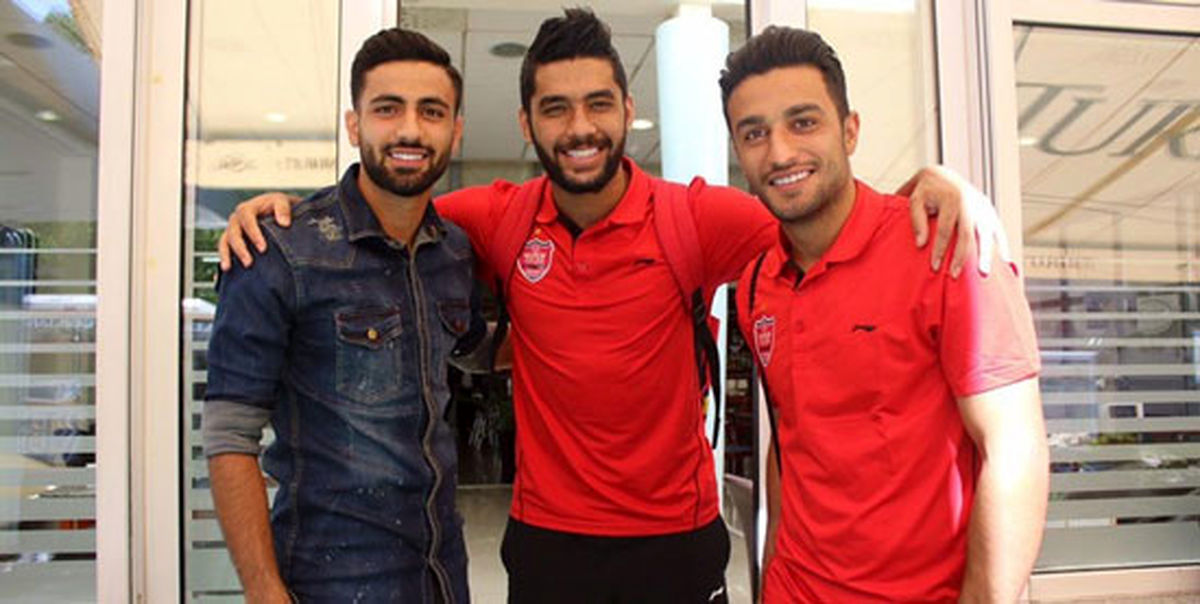 صادق محرمی در تمرین پرسپولیس حاضر شد
