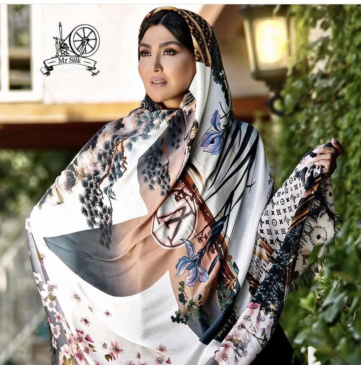 روسری شیک مریم معصومی + عکس