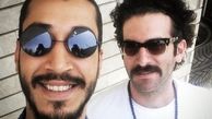 سلغی بهرام افشاری با همرفیقش + عکس