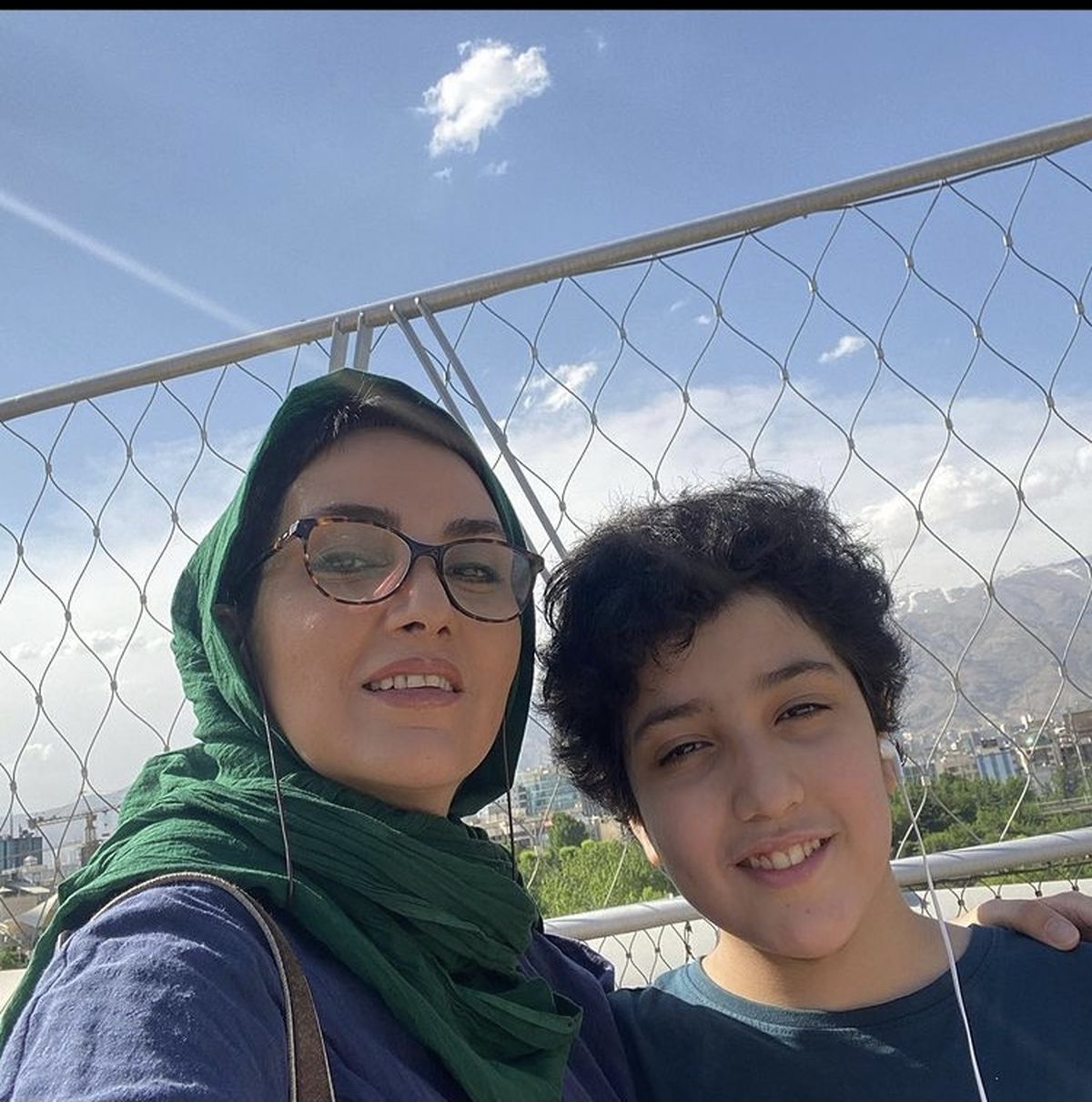 مرجان شیرمحمدی و پسرش + عکس