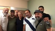 آقایون بازیگر در کنار سلطان فوتبال ایران + عکس