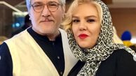  افسانه چهره آزاد در کنار عامل خوشبختی اش+عکس