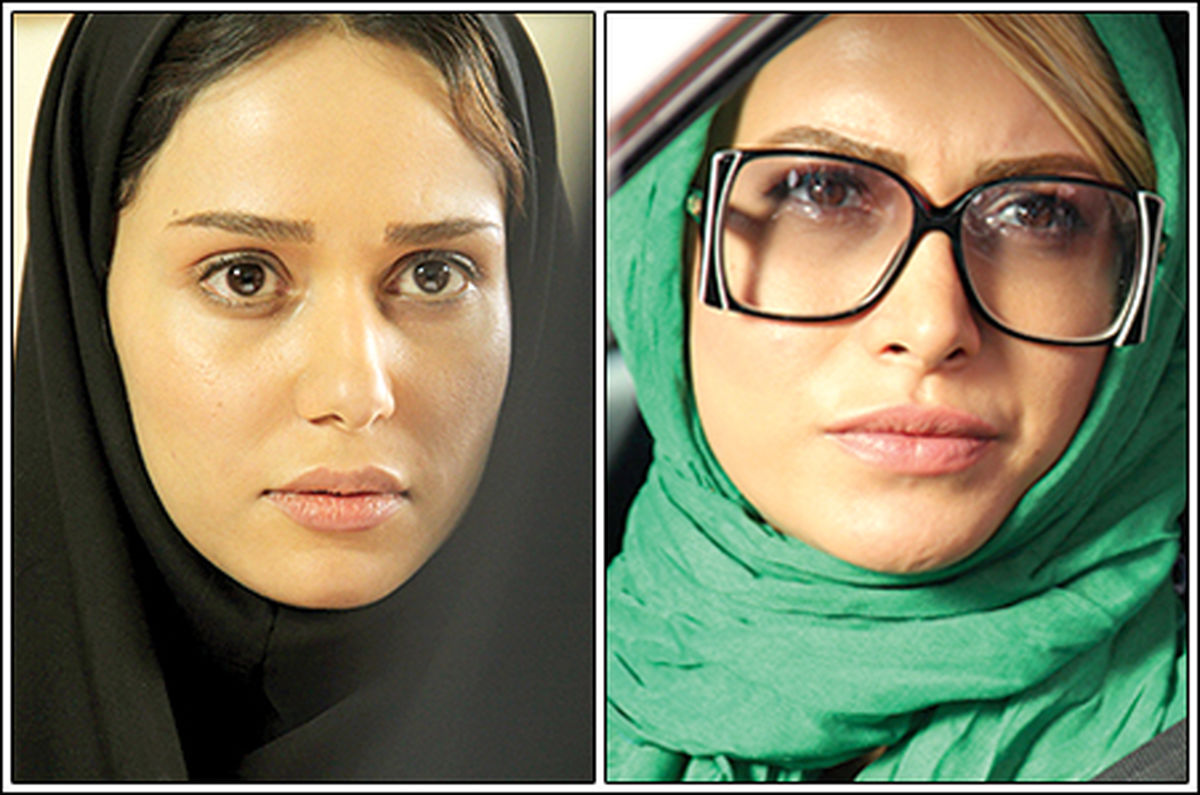 فریبا نادری و پریناز ایزدیار در اداره آگاهی