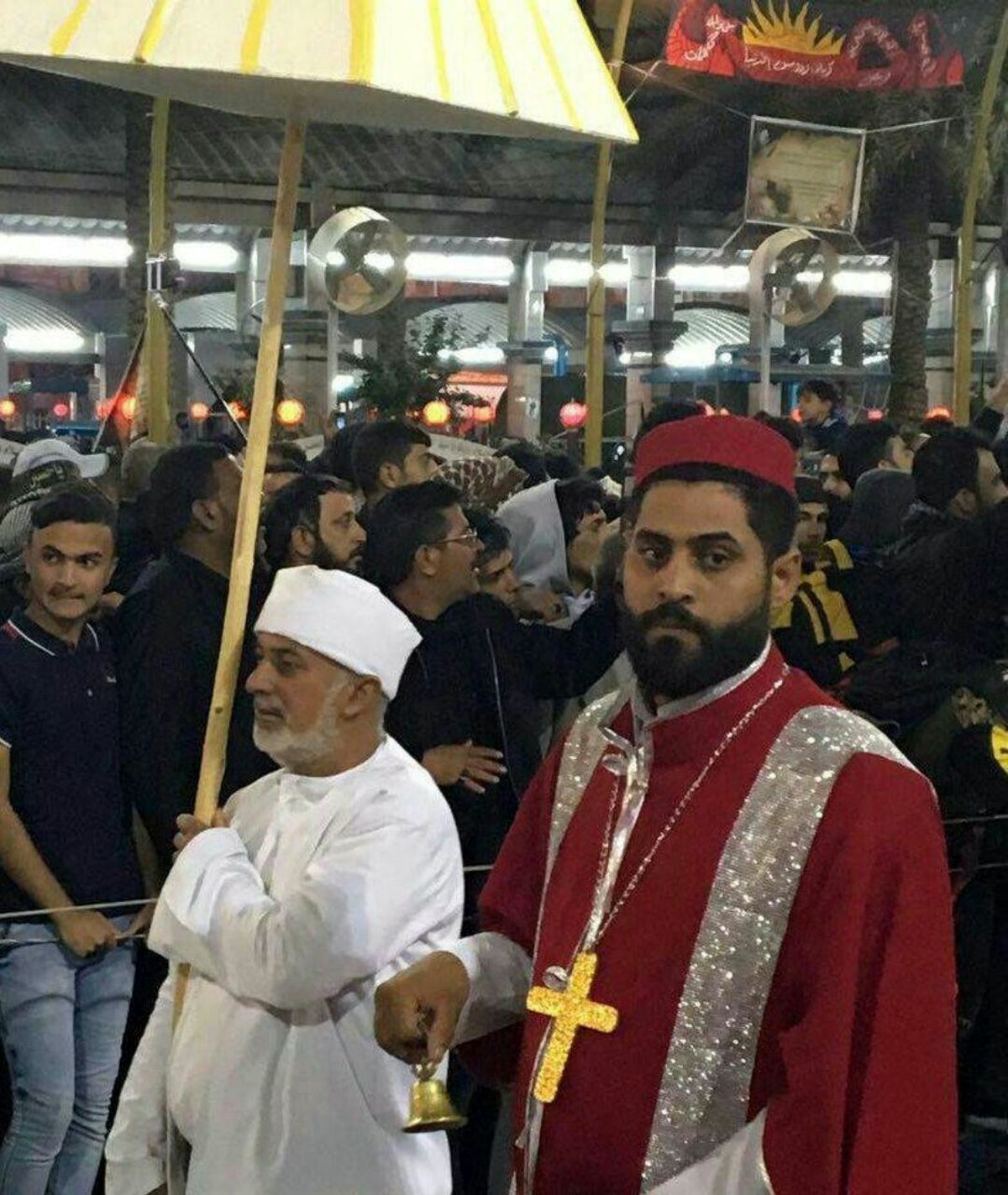 عشق امام حسین و حضور مسیحیان در عزاداری اربعین حسینی+ عکس