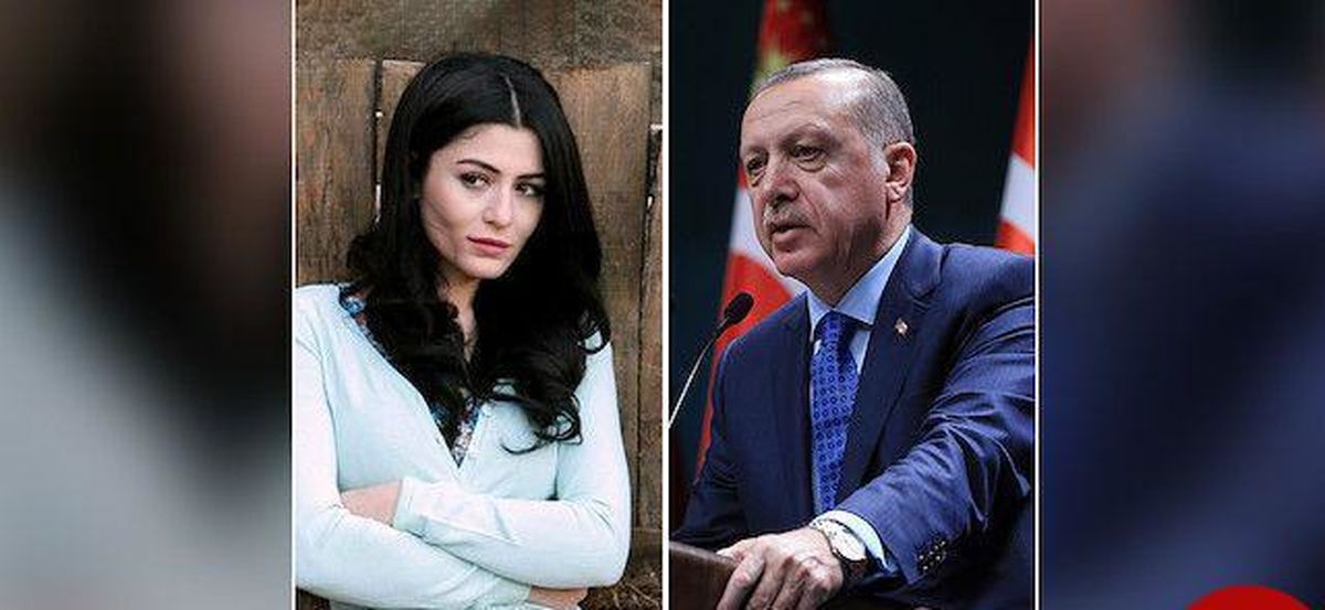واکنش تند اردوغان به اهانت خانم بازیگر به دختران محجبه +عکس