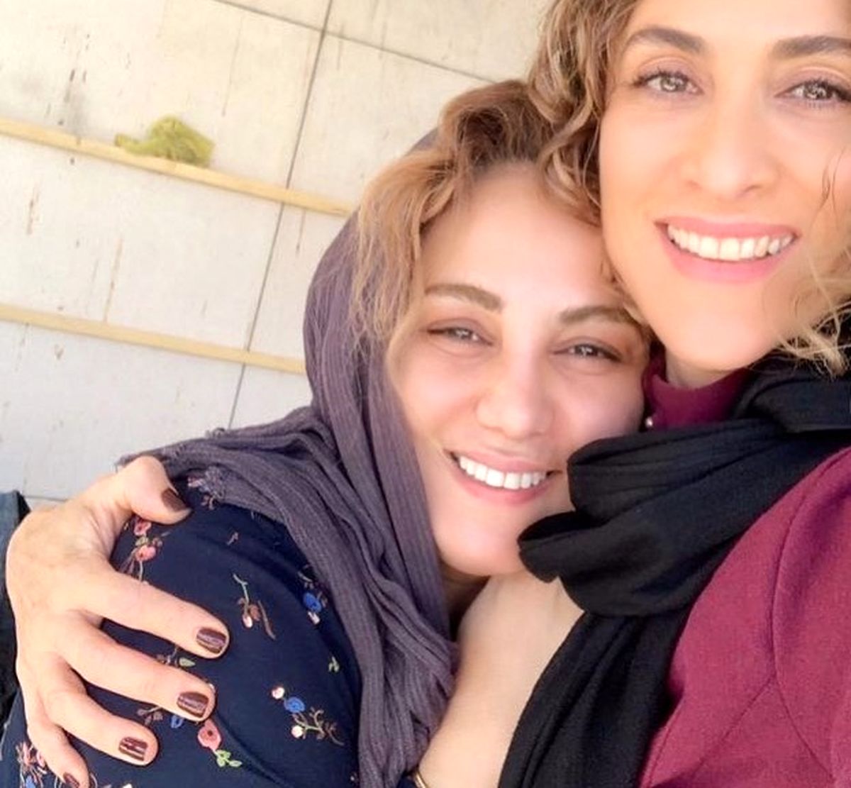 عکس مهربانانه ویشکا آسایش با بازیگر معروف