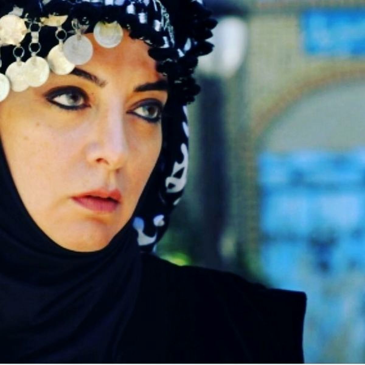 حمیرا ریاضی با لباس کردی + عکس