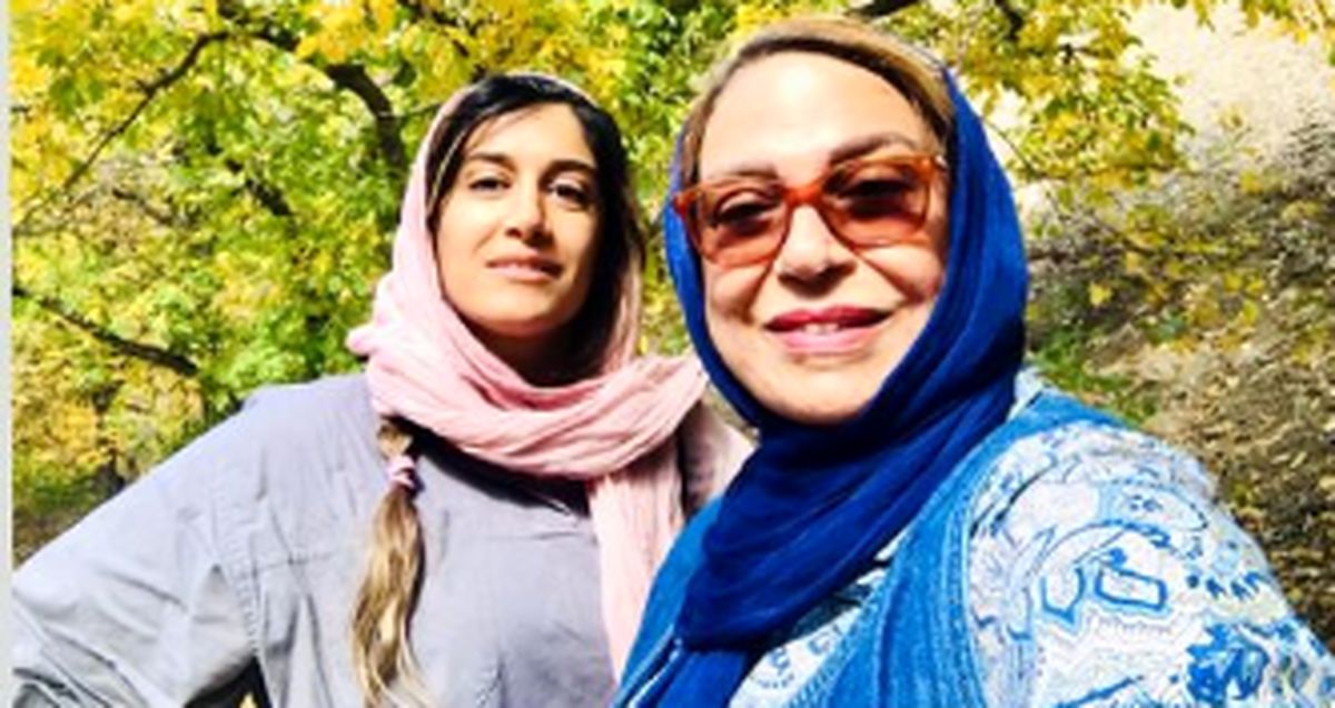 سلفی گوهر خیراندیش با دخترش آزاده + عکس