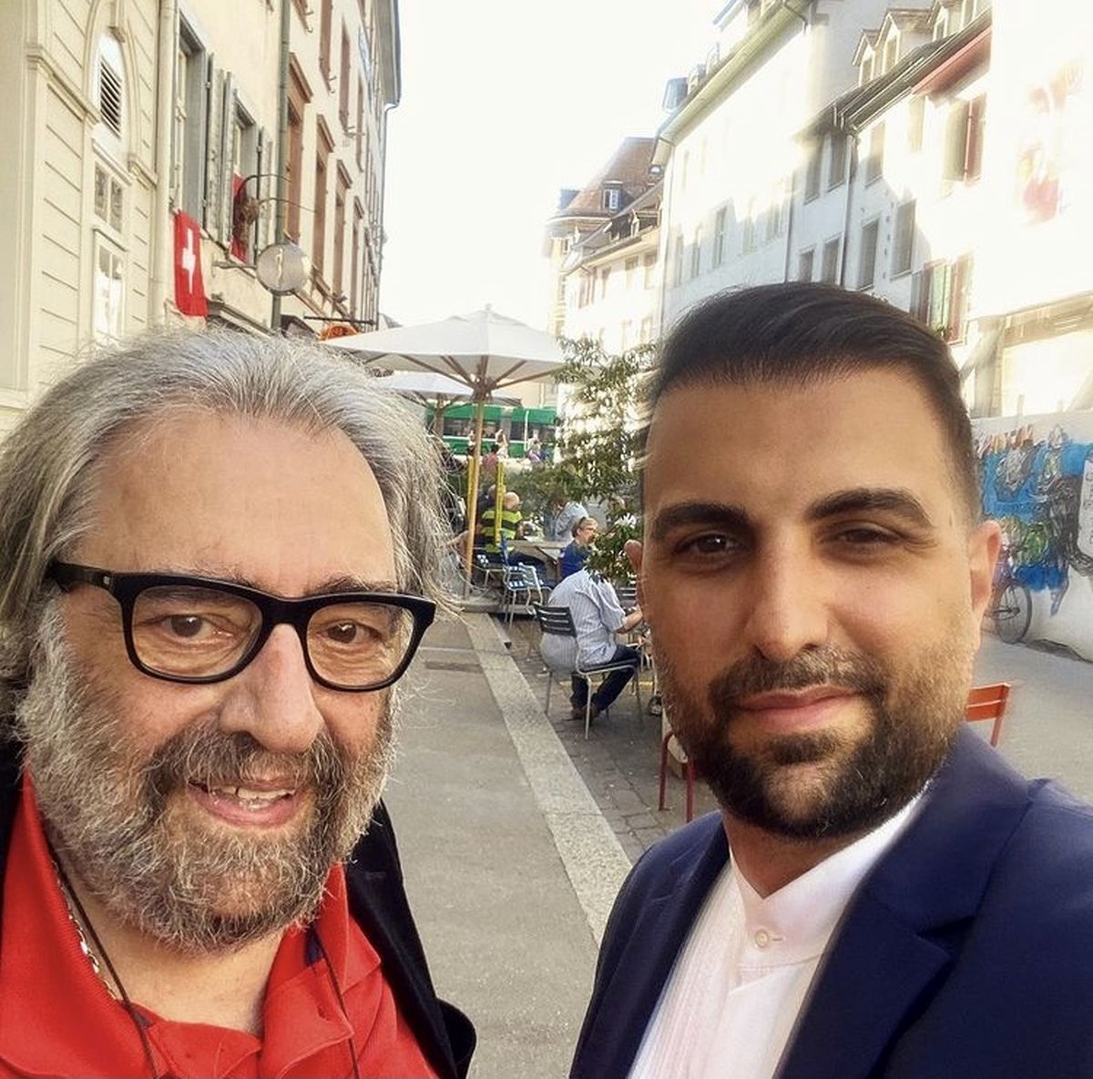 پولاد کیمیایی و پدرش در خارج + عکس