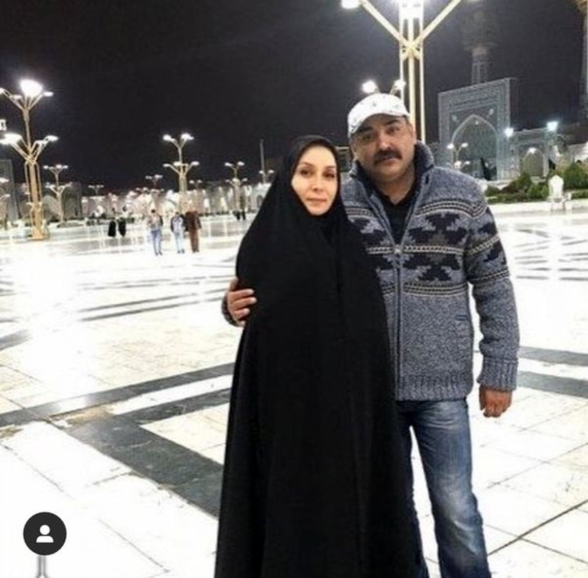حدیث فولادوند و همسرش در مسافرت با حجاب کامل+عکس