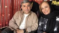 شیرین بینا و کارگردان مشهور سوار بر یک اتوبوس + عکس