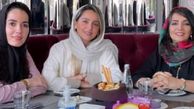 رستوران گردی نازنین بیاتی در کنار دوستان بازیگرش + عکس