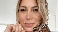شال پلنگی فریبا نادری + عکس