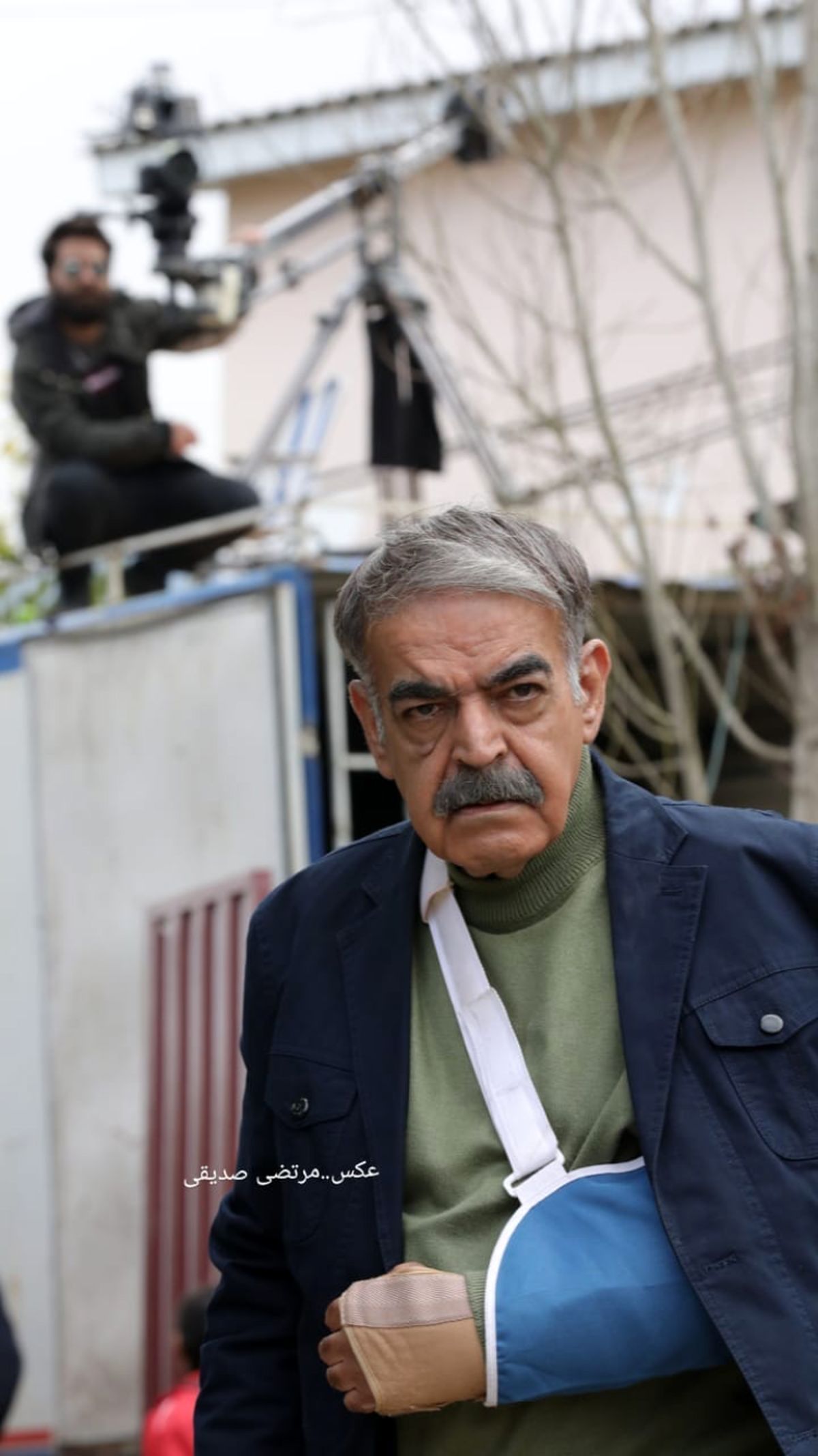 حمید لولایی دچار حادثه شد + عکس