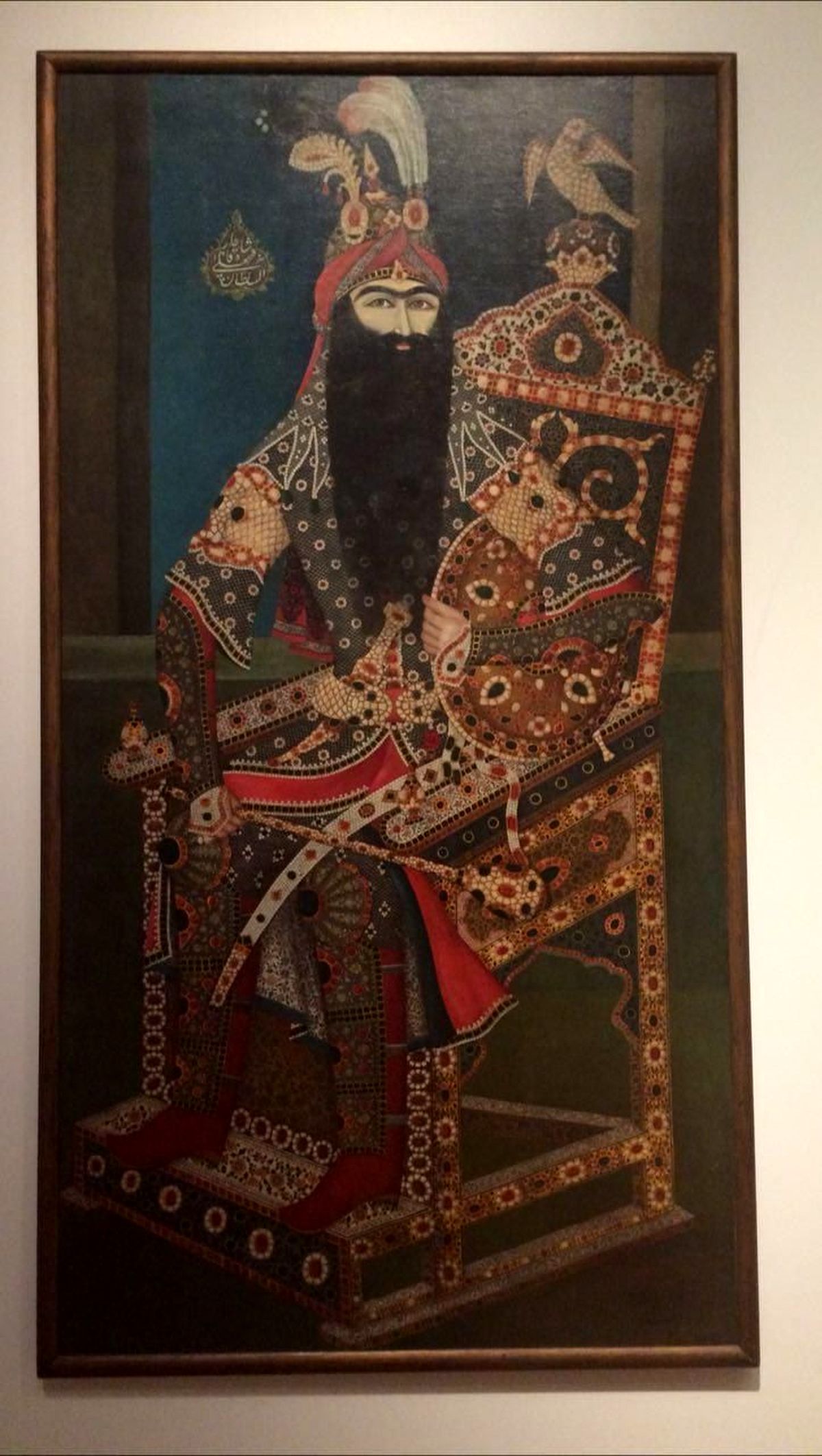 پرتره بزرگ فتحعلی شاه در کانادا (عکس)