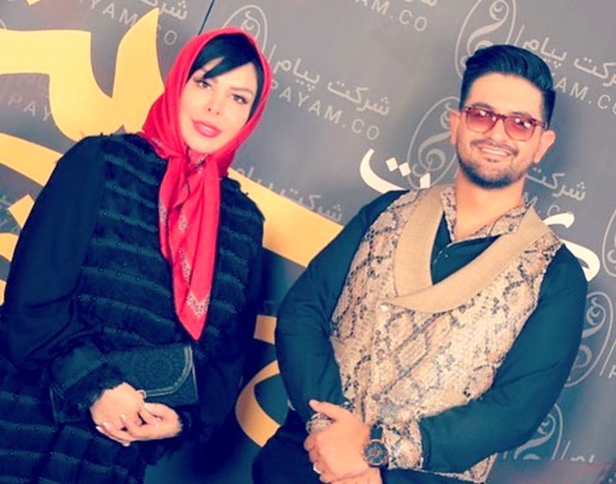 فلور نظری و آقای خواننده در برج میلاد+عکس