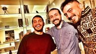 نیما شاهرخ شاهی و ارسلان قاسمی در یک‌ فروشگاه + عکس
