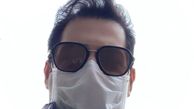مقابله آقای مجری با کرونا + عکس