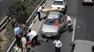 راننده حواس پرت عابر پیاده را زیر گرفت 