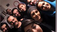 رضا مولایی در بین رفقایش + عکس