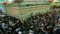حضور پرشور زائران و مجاوران برای زیارت ضریح رضوی+عکس