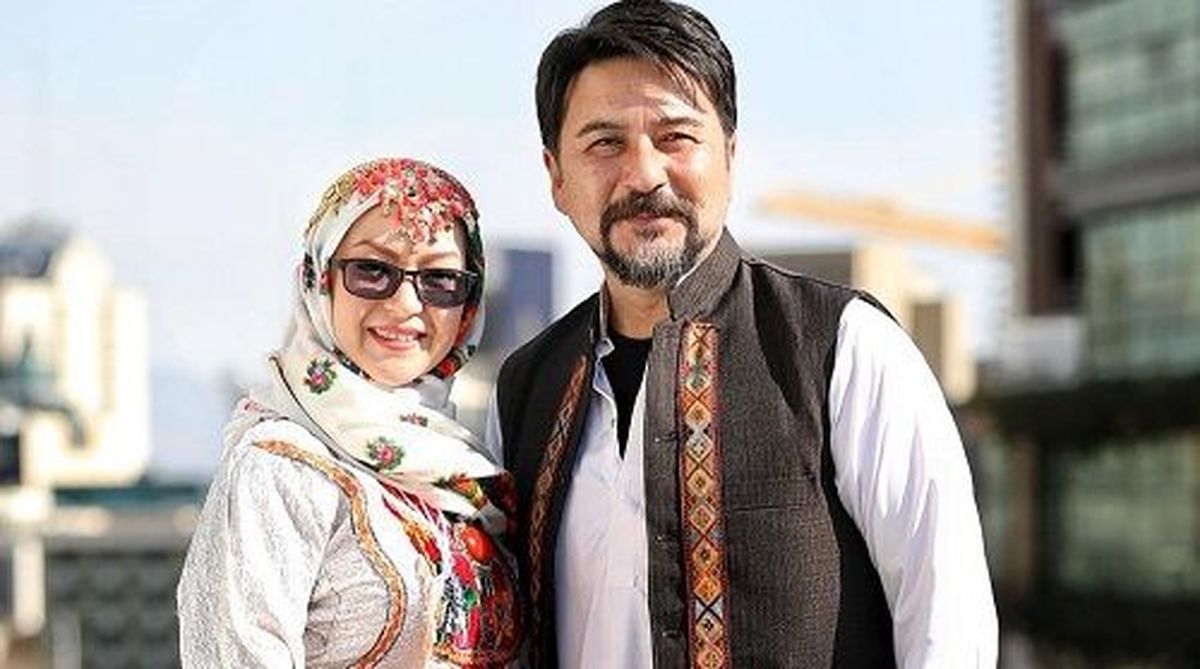 امیرحسین صدیق و همسرش با لباس محلی + عکس