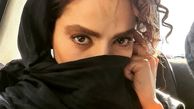 عکس نصفه نیمه ی سپیده خداوردی در ماشین + عکس