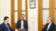 دیدار سفیر سوریه با لاریجانی در تهران
