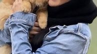 مریم معصومی در کنار حیوان خانگی اش+عکس