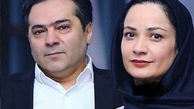 نسرین نصرتی در کنار همسرش + عکس