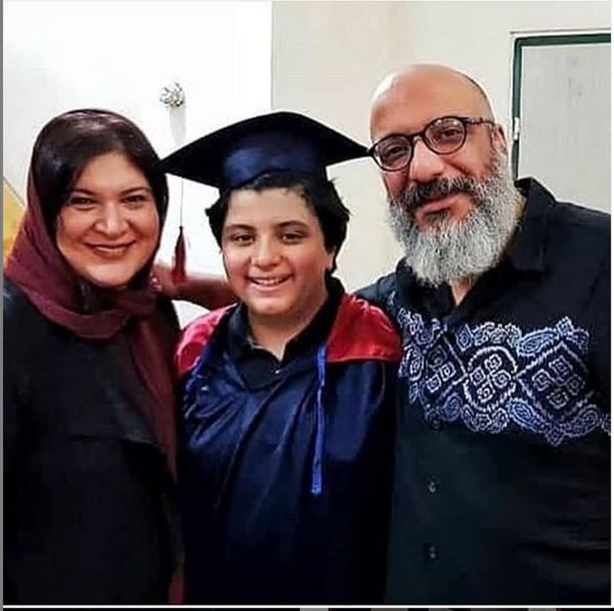 عکس خانوادگی امیر جعفری