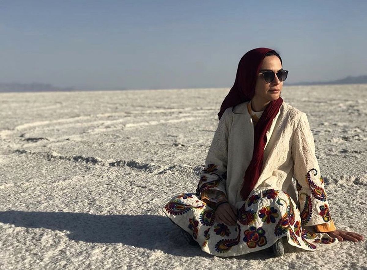 کویر گردی مارال فرجاد + عکس