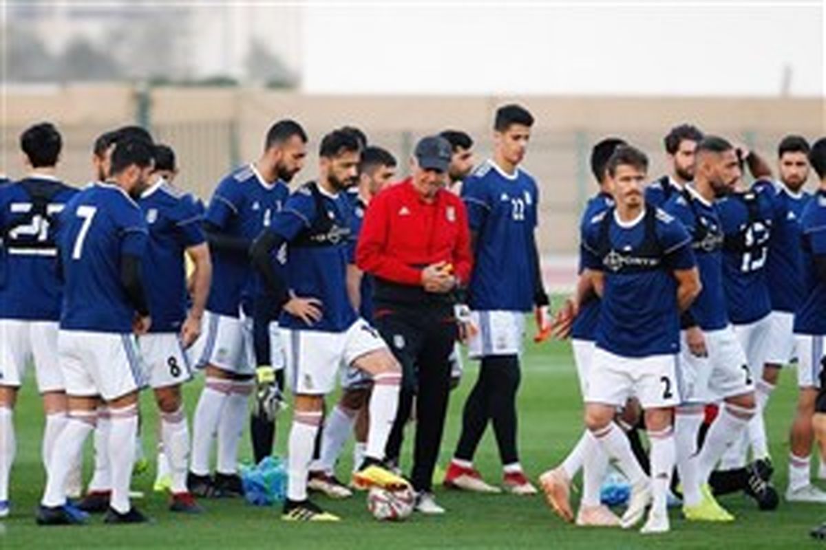 داغ ترین تمرین تیم ملی در زمین الوصل