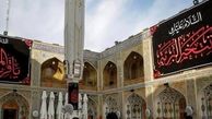 سیاهپوش شدن حرم امیر المومنین(ع) در ایام فاطمیه+تصاویر