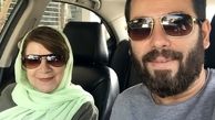 امیررضا دلاوری در کنار مادرش + عکس