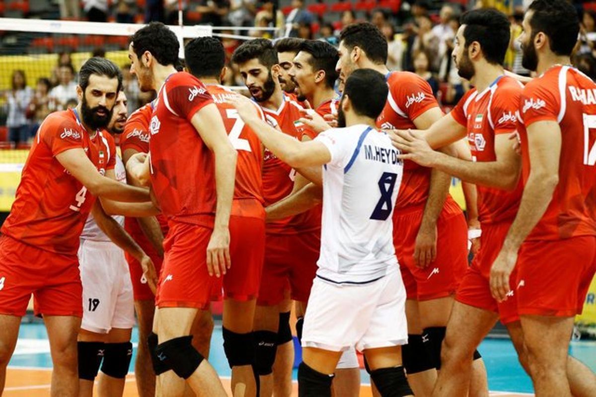 جدول رده بندی لیگ ملت های والیبال در پایان هفته سوم