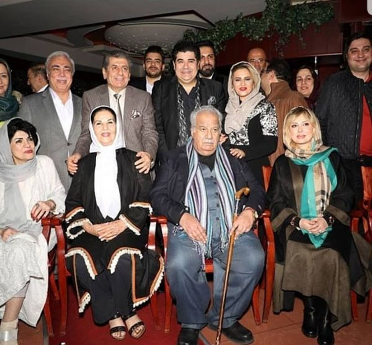 بازیگر قبل انقلاب در جمع هنرمندان جدید+عکس