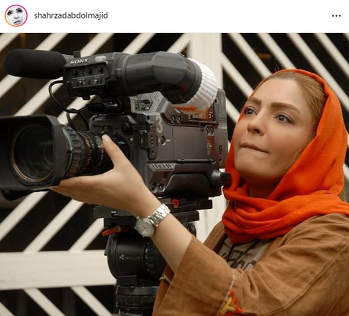 شهرزاد عبدالمجید هم پشت دوربین رفت!+عکس