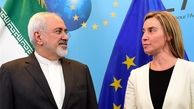 ظریف و موگرینی در بروکسل دیدار و گفت‌وگو کردند