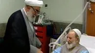 عیادت رئیس دفتر رهبر انقلاب از آیت‌الله یزدی