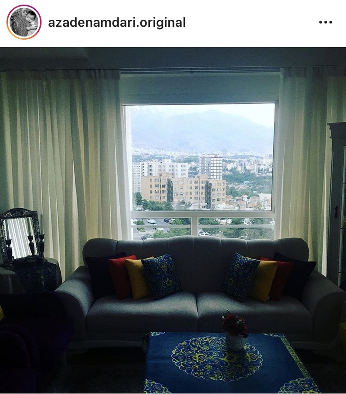 خانه زیبای آزاده نامداری + عکس
