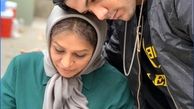 نسرین مقانلو در کنار پسرش +عکس